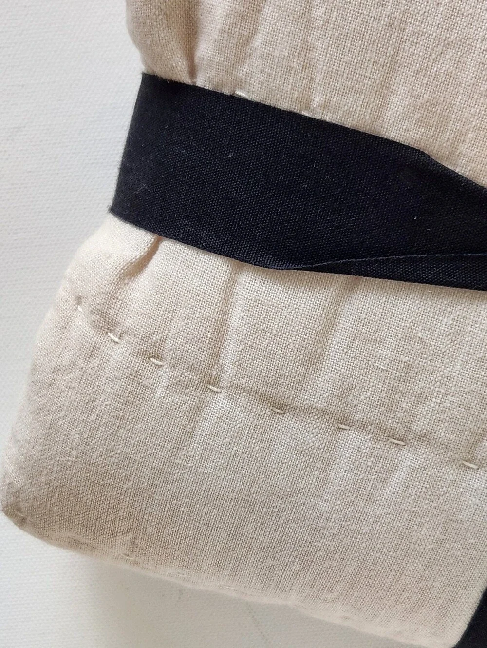 1x West Elm Euro Sham - European Flax Linen Cotton Pick Stitch - New NWT